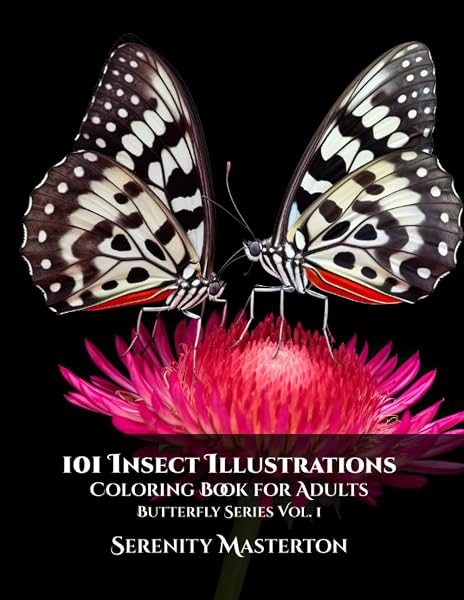 101 Insect Illustrations: Butterfly Series cover